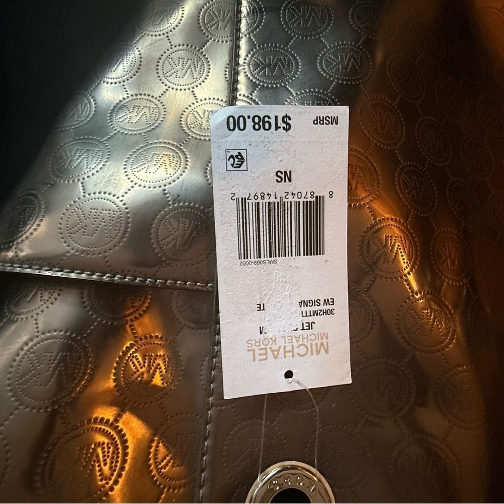 NWT Michael Kors Light Tan Leather Satchel - Picture 7 of 8